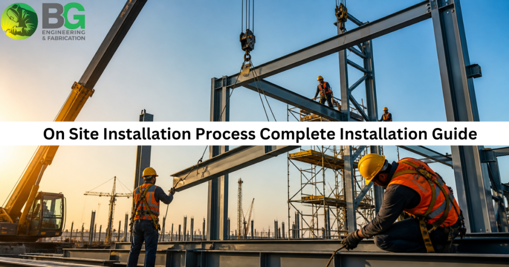 On Site Installation Process Complete Installation Guide