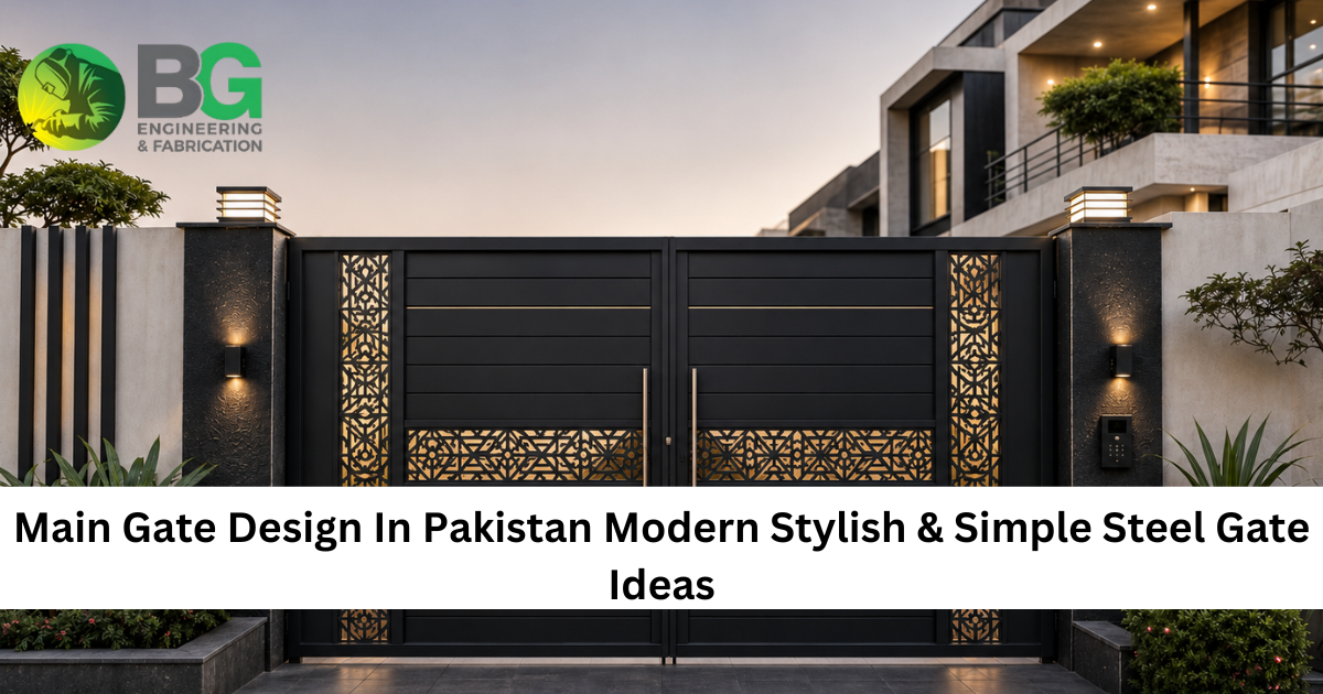Main Gate Design In Pakistan Modern Stylish & Simple Steel Gate Ideas