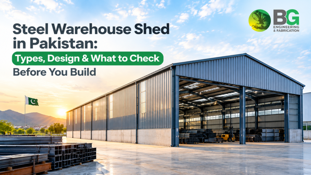 Steel Warehouse Shed in Pakistan